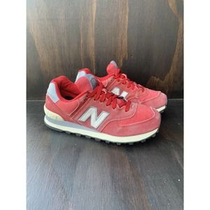 New Balance 574 Red Sneakers Size 7